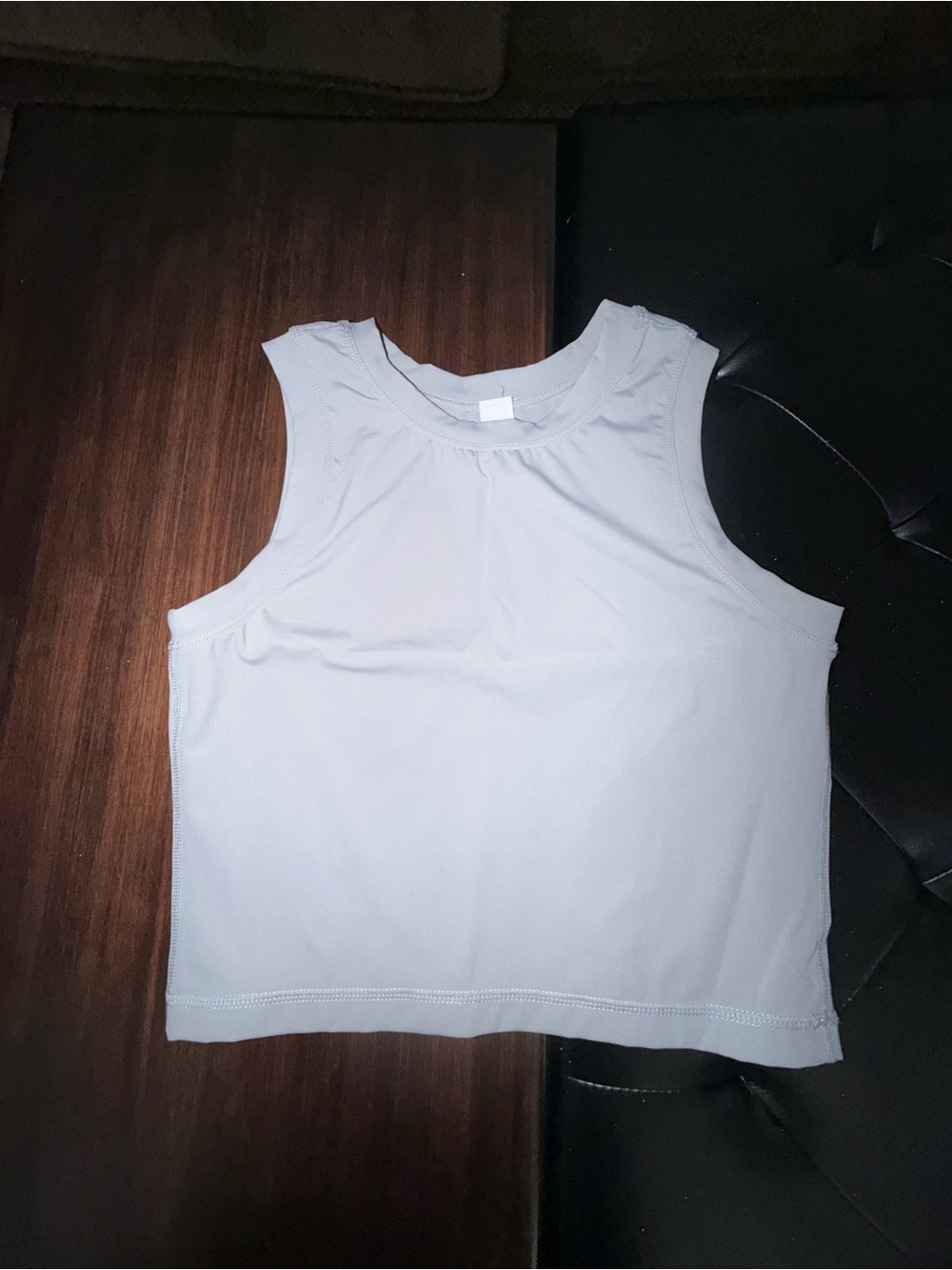 Paragon Fitwear Light Gray Sleeveless Crop Tank